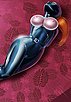 The girl next door - She lay, cum slavering out of her open mouth and down her inner thighs by Steve and Geoff Merrick