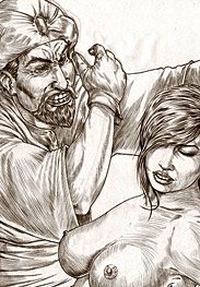 Slave market - This my sweet will give your new masters a better look at you by Leo Ranardo