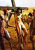 Wild west - The effort only served to move the wooden stick deeper inside her raw pussy by Damian 2015